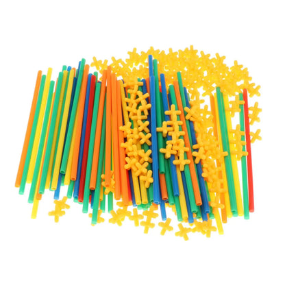 300/40/600pcs Fort Building Kit Plastic Castles Tower Tunnel Tent Playhouse Construction Making DIY Develop Imagination Toys
