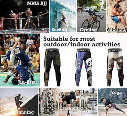 Men Tracksuit MMA No Gi Rashguard Jiu Jitsu T-shirt+Pants Boxing Jerseys Set BJJ Muay Thai Shorts Compression Legging Sportsuit