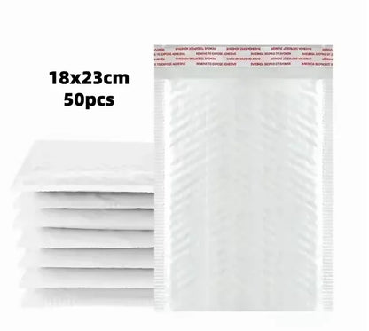50/100Pcs Pearl Film Waterproof Bubble Bags, Thickened Self-Sealing Foam Envelope Courier Bags for Express Packaging,