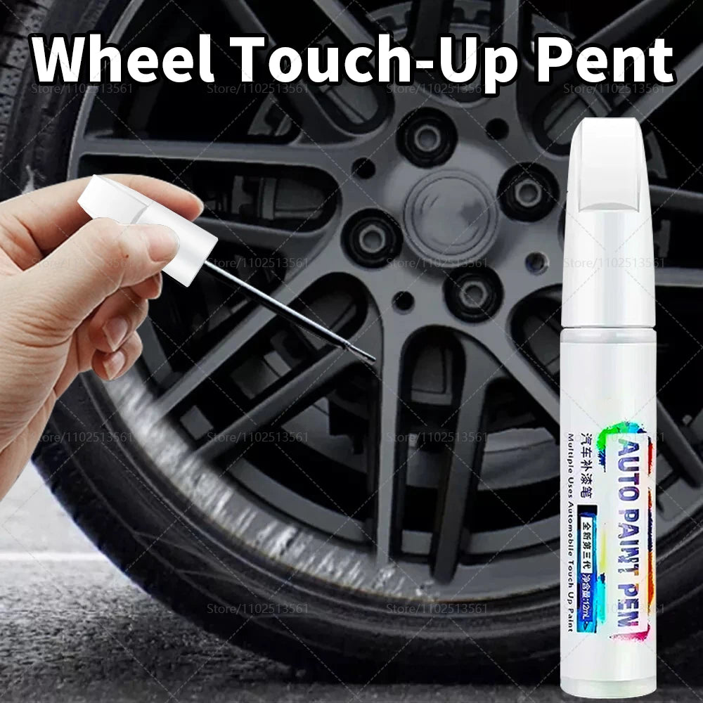 Gloss Black Rim Touch Up Paint Wheel Repair Kit, Quick And Easy Wheel Scratch Repair, Rim Paint For Car Wheel Repair grey Silver