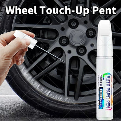 Gloss Black Rim Touch Up Paint Wheel Repair Kit, Quick And Easy Wheel Scratch Repair, Rim Paint For Car Wheel Repair grey Silver
