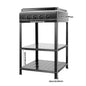 4-burner Natural Gas Stove NG/LPG Gas-stove 49*49*79cm for Family or Outdoor Stove Cooker