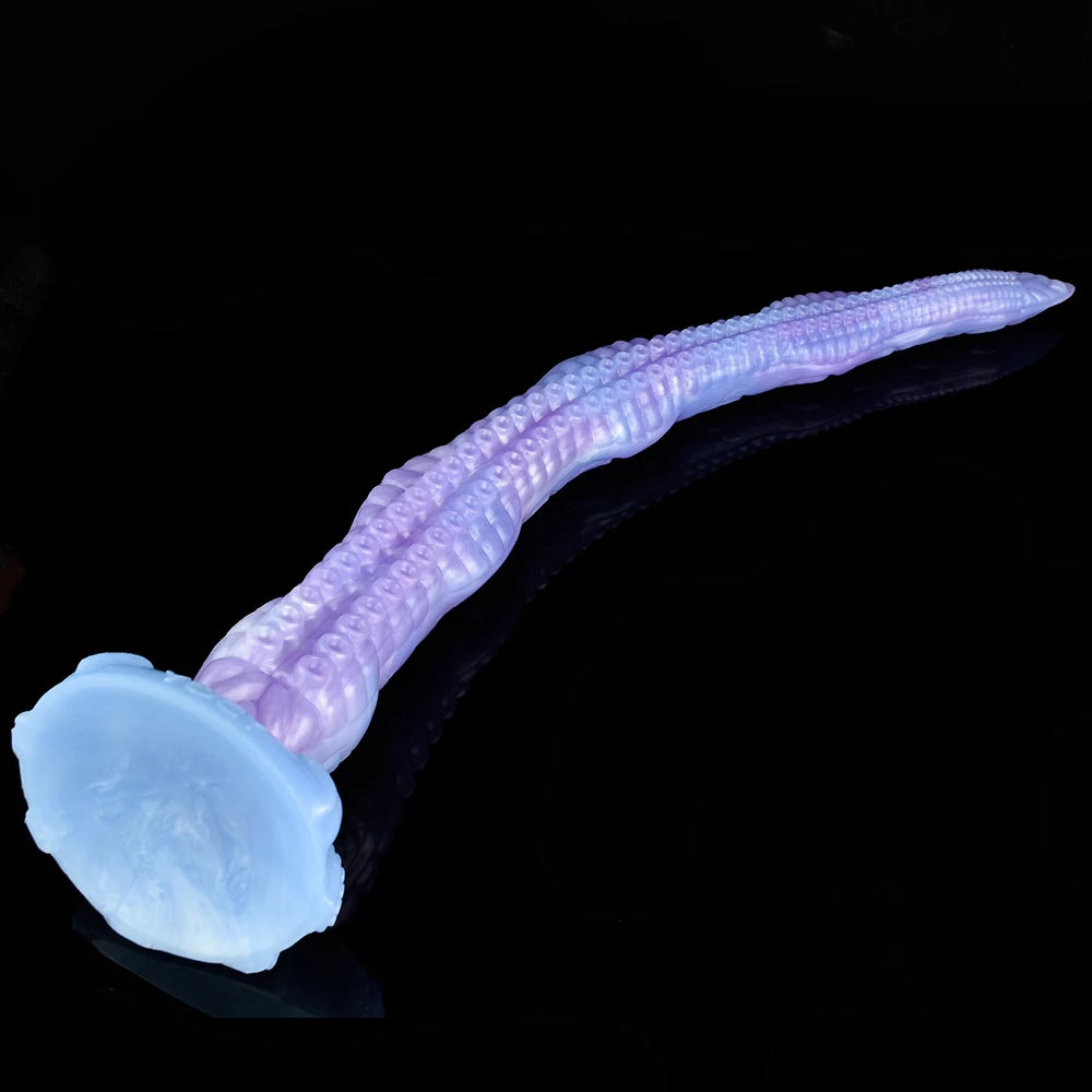 FAAK 65cm Long Butt Plug With Suction Cup S M L XL XXL Fantasy Octopus Leg Dildo Anal Beads 5 Sizes Sex Toys For Women Man