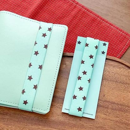 Kawaii Star Elastic Band for Planner Notebook INS Style Journal Closure Strap Cute Scrapbooking Stationery Accessories