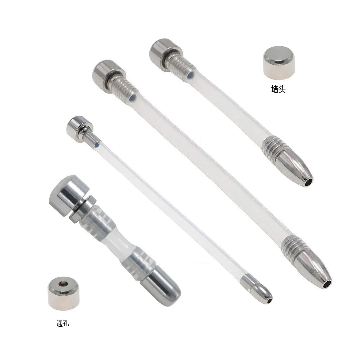 Urethral Plug For Chastity Device Urethral Sound Catheter Male Penis Plug Sounding Dilator Masturbation Rod Sex Toys for Men