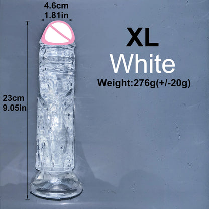 Cheap Realistic Butt Plug Jelly Dildo 5 Sizes Man Women Anal Sex Toys Gay Suction Cup Big Dick Soft Masturbators Small Penis