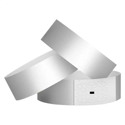 100Pcs Synthetic Paper Wristbands Disposable Waterproof Wrist Strap Event Identification Bracelets Removable Wristband Tape