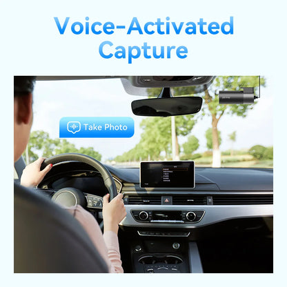 DDPAI M2 2K Dash Cam 330° Rotatable Car DVR with Smart Voice Control Night Vision Support 24H Parking Monitor