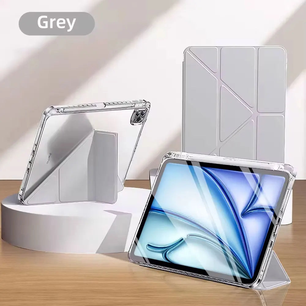 Clear Case For iPad Pro 11 iPad 10.2 7th 8th 9th 10th Gen Cover iPad Air 6 5 4 3 10.2 10.9 13 12.9 M2 M4 Mini 6 7 8.3 Clear Case