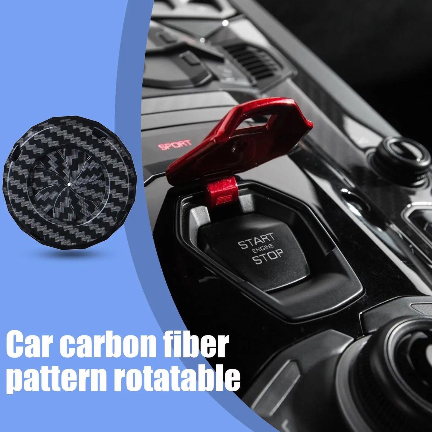 For One Button Start Stop Car Decorative Ring Cover Knob Style Decorative Cover Ignition Switchs Hiddens Protective Cover