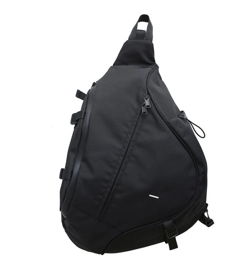 Large Capacity Men's Chest Pack Casual Hip Hop Travel Unisex Crossbody Bag High Quality Nylon Storage Shoulder Bag Free Shipping