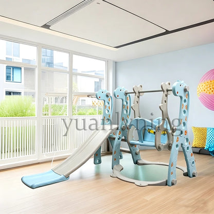Multi-Function Children's Swing and Slide Set  Indoor Toddler Playground Home Children Activity Toy for Age 1-6