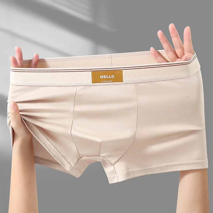 Underwear Man 2025 briefs mid-waist quadrangle pants loose XXXXL underpants men's boxer briefs confirtable clothing