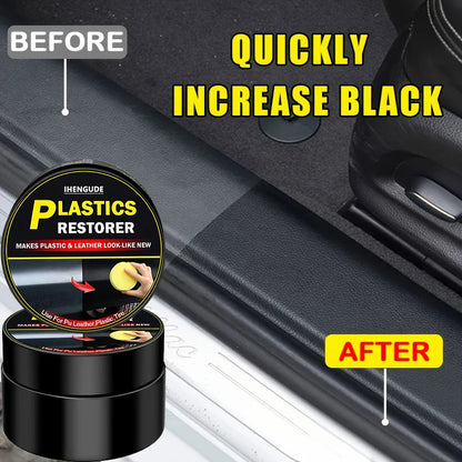 Car Plastic Scratch Repair Paste Interior Dashboard Plastic Scratch Removal Paste Plastic and Leather Maintenance