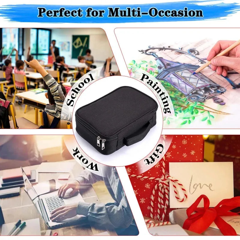 1pcs Large-capacity Pencil Case for Students 72-color Sketch Pencils Multi-functional Storage Pencil Case Pencil Bag 2026 Hot