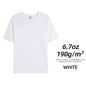6.7oz 190gsm Combed Cotton Tees Tshirts Mens Solid Tops Woman Male Custom Team Uniform Class Clothes Summer Brand Customization