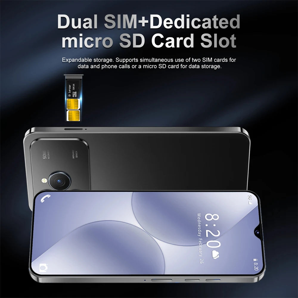 2026 Silicone Protective Covers Are Used for I17 PRO MAX 5G Mobile Cell Phones Accessories 7.0inch Android Smartphone Case