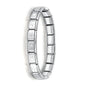 Hapiship New Women's Jewelry 9mm Width Itanlian Elastic Charm Bracelet Fashion Stainless Steel Bangle ST-