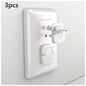 50pcs Outlet Covers Baby Proofing Safety -Child Secure Electric Plug Protectors With Hidden Handle Square
