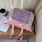 New Y2K Cute Japanese Ita Bag Lolita Girl Transparent Shoulder Tote Bag Large Capacity Crossbody Casual Bag DIY Display Handbags