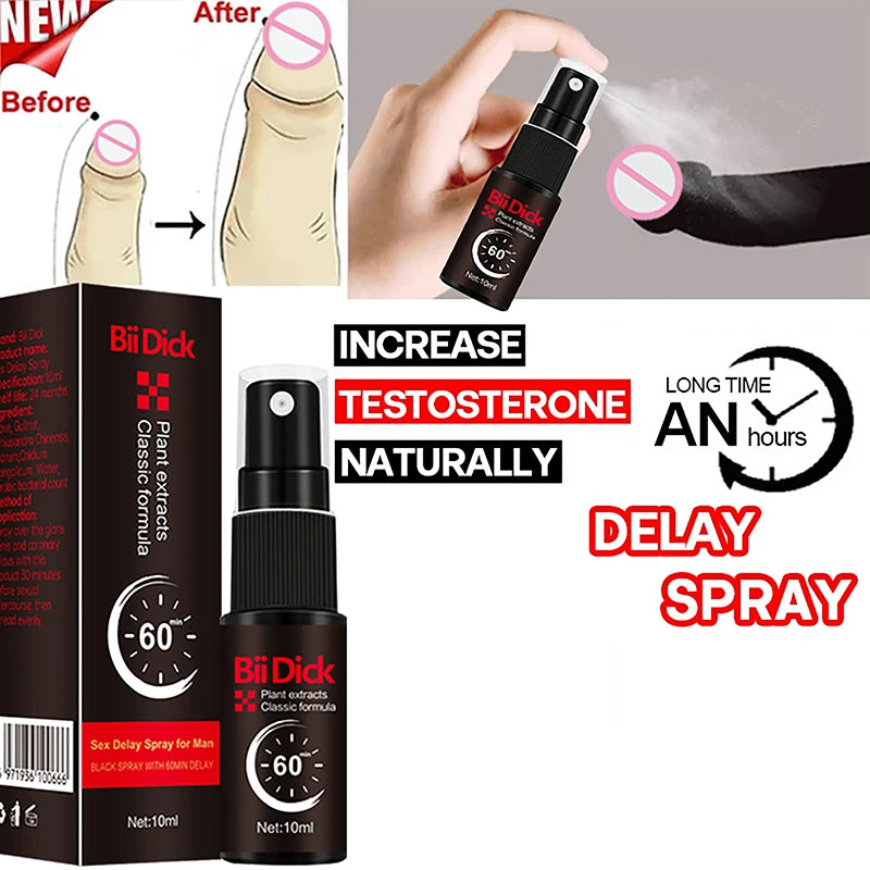 10ml 60 Minutes Spray For Man Male External Use