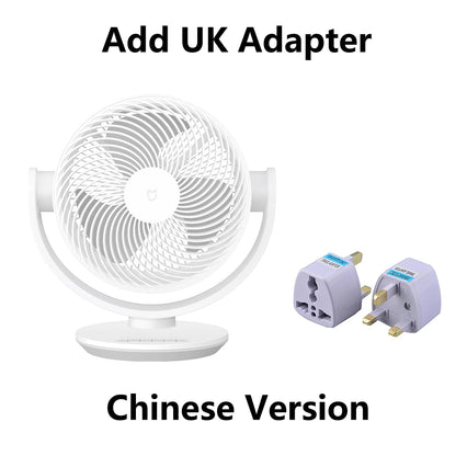 Xiaomi Mijia DC Inverter Desktop Circulation Fan Portable Desktop Electric Fan Mihome App  Smart Three-Dimensional Lightweight
