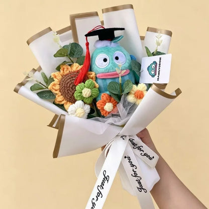 Cartoon Anime Series Hellokitty Kulomi Plush Toys Creative Graduation Bouquet Children's Day Birthday Graduation Gifts For Kids