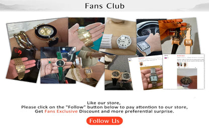 Luxury Noble Gold Ladies Quartz Watch Fashion Women's Skeleton Bracelet full Dress Clock Watches