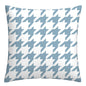Lake blue white geometric linen pillowcase sofa cushion cover home decoration can be customized for you 40x40 45x45 50x50 60x60