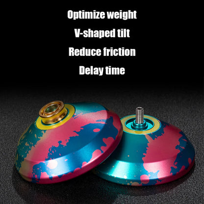Yoyo Professional Competition Metal Yo Yo Factory with 10 Ball Bearing Alloy Aluminum High Speed Unresponsive Toys for Kids Toys