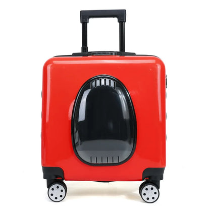 2026 New Multi Functional Small Pet Breathable Box, Cat Suitcase, Comfortable Outdoor Pet Suitcase, Travel Suitcase
