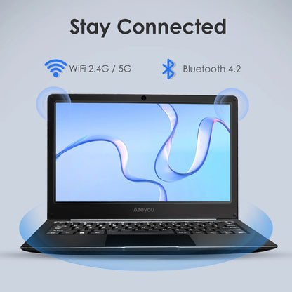 Laptop with 4Gb Ddr4+64Gb Emmc, Expandable to 512Gb Ssd, 11.6inch Display Ports, Bluetooth Wifi, HDMI Connection, Supports Tf Card Expansion
