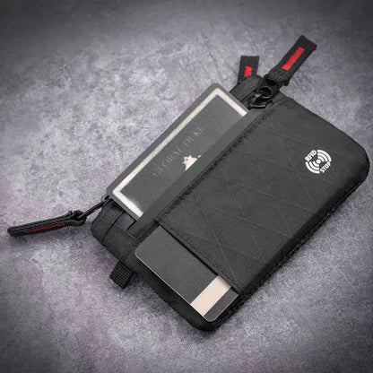 Edc Fashionable Rfid Anti-Theft Ultra-Thin Wallet |   Unisex Zipper Coin Purse |   Multi-Compartment Credit Card Holder, Portable and Lightweight Carry-On Accessory