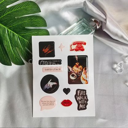 3D phone case dome epoxy sticker custom resin label popular decorative cute crystal gel logo jelly DlY raised personalized shape