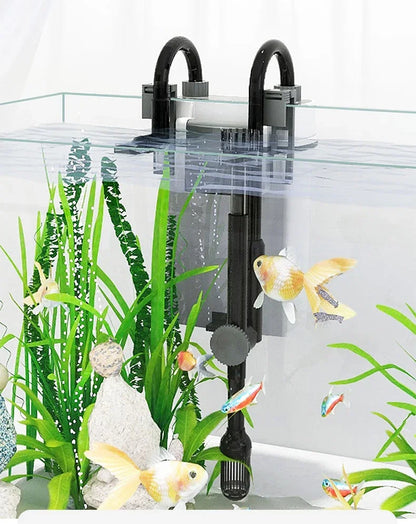 SUNSUN XBL Series Aquarium Filter Wall Mounted Filter Barrel External Fish Tank Small Silent Hang on Aquarium Tank