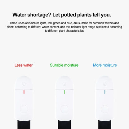 Soil Moisture Sensor Smart Monitor Plants Moisture Tester Flower Pot Soil Hygrometer Garden Care Planting Humidity Meter