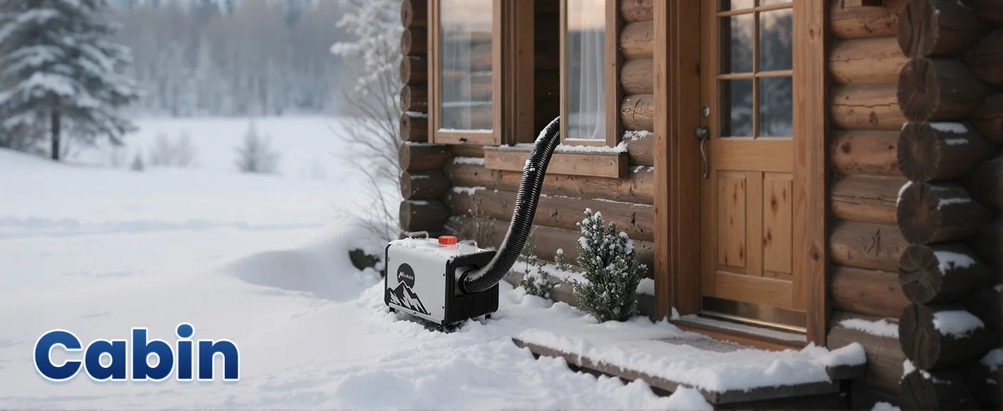Hcalory HC2-H 8KW All-in-One Diesel Air Parking Heater DC12V/24V Portable Diesel Heater 0.12-0.45 L/h with Smart App Control & 220-240V Adapter