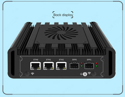 Topton Metal VPN 2x 10G SFP+ Firewall Mini PC 3x 2.5G NICs i226-V Intel i3 N305 N300 N150 DDR5 NVMe Proxmox OpenWrt Home Server