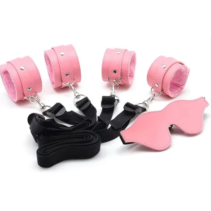 Sex Toy Under Bed Bondage Restraint Set Handcuffs Ankle Cuffs BDSM Straps Adult Games Sex Products Erotic Toys For Couples
