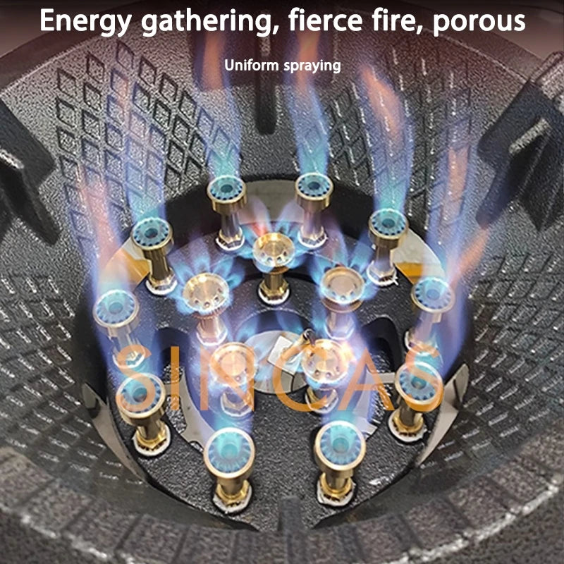 Fierce Fire Stove Commercial Liquefied Gas Stove,Single-Burner Energy-Saving Stir-Fry Stove Restaurant With Flameout Protection