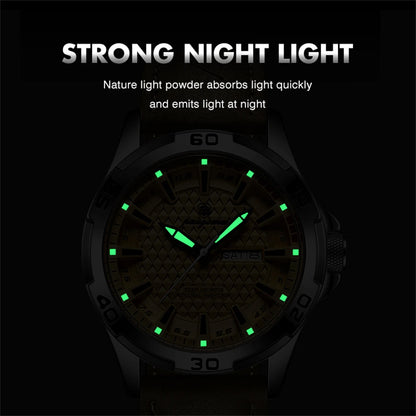 PAAZOMU Man Luxury Brand Watch Waterproof Luminous Date Week Men's Quartz Wristwatch Stainless Steel Fashion Sports Men Watches