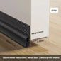 2M TPE Door Draft Stopper Self Adhesive Under Door Draft Blocker Insulator Flexible Door Sweep Weather Stripping Noise Stopper