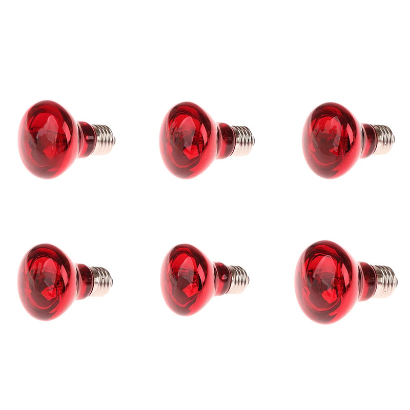 25/40/50/60/75/100W E27 UVA Poultry Bulb Infrared Night Light Day Poultry Heating Bulb For Plants Amphibians Reptile Pets