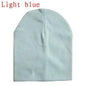 6M-3Y Baby Knitted Hat Scarf Set Solid Color Cotton Hip Hop Beanie Warm Toddler Cap for Boys Girls Spring Autumn Winter