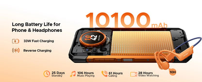 Global Version DOOGEE S200 VIP Edition 5G Phone robust Android 16 screen AMOLED rear out "48 Go to battery