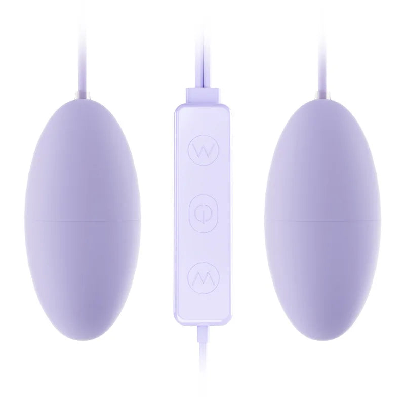 10 Frequency Double Vagina Balls Vibrator USB Silent Strong Shake in Front and Back for Foreplay Adult Fun Female Masturbation