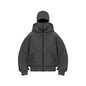 Men and Women Balaclava Y2K Gothic Harajuku Winter New Item Double Hooded Sweatshirt Men's Hooded Mask Zipper Sportswear