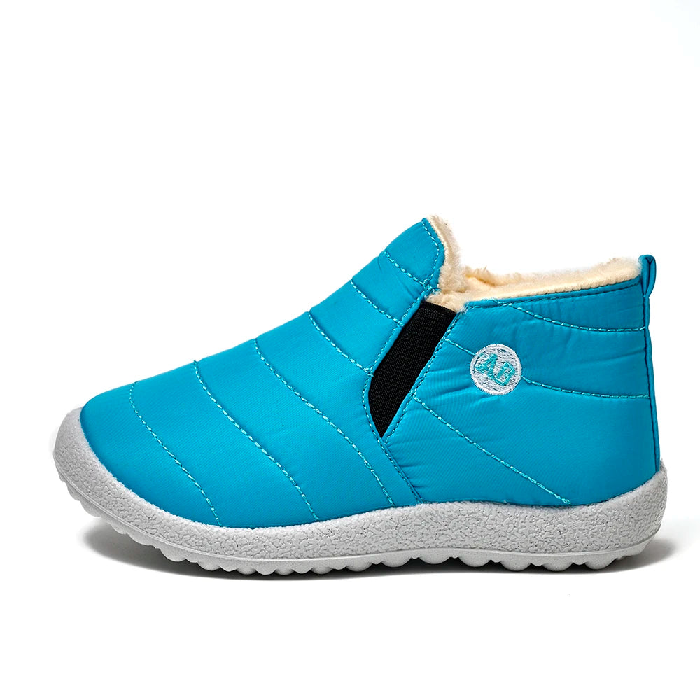 Fashion Girls Shoes Winter Girls' boots Children Ankle Boots Comfortable Slip On Waterproof Upper Lightweight Kids Shoes