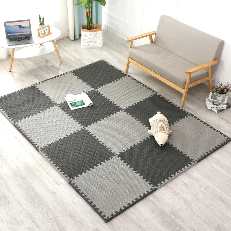 4-20Pcs Foam Baby Play Mat Puzzle Mat Kids Interlocking Exercise Tiles Rugs Floor Tiles Toy Non-slip Carpet Soft Carpet 30*1cm