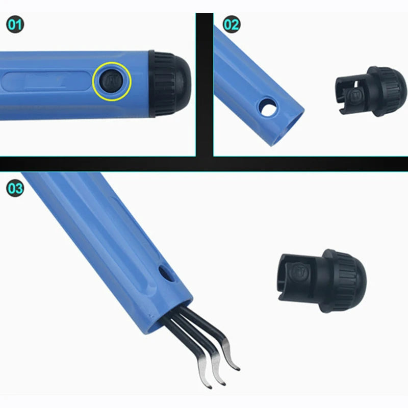 1 Set Fixed Handle Plastic Burr Pocket Knife NB1100 Scraper+10pc BS1010 Blades Trimming Neaten Deburring Head Cutter 3D Tools